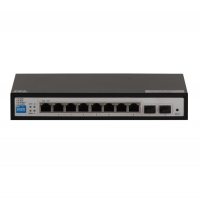 Коммутатор PoE GIGALINK,GL-SW-G105-08P 8 портов 10/100/1000Мбит/с, 120Вт