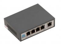 Коммутатор PoE GIGALINK GL-SW-F001-04HP, 4 порта, 120Вт