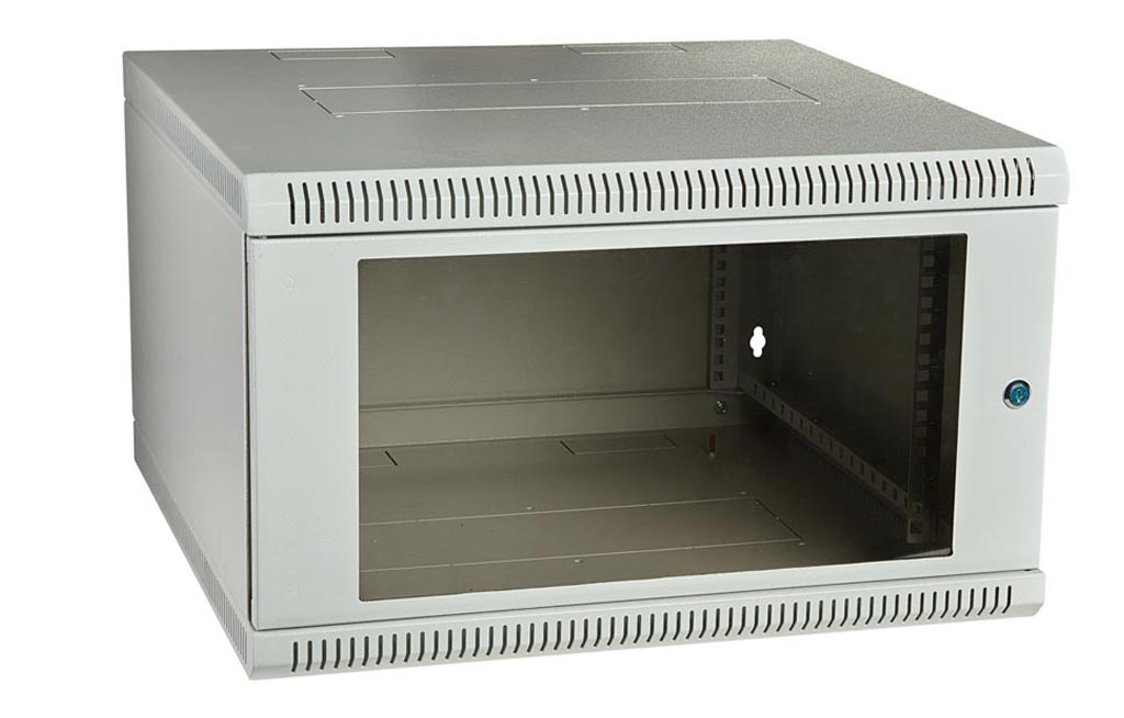 Шкаф телекоммуникационный настенный сварной 19”,9U(600x600), ШТ-НСс-9U-600-300-С дверь стекло ССД