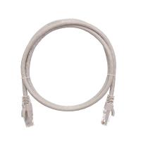 Шнур коммутационный NMC-PC4UE55B-003-GY, кат. 6, PVC нг(А) 0,3м