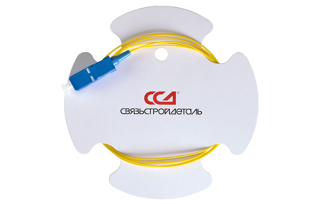 Шнур ШОС-SM/0.9   мм-SC/UPC-p/t   -1.0  м ССД HS