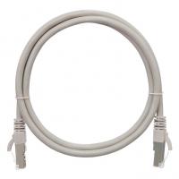Шнур коммутационный NMC-PC4SD55B-003-GY, кат. 5e, PVC нг(А). 0,3м