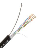 Кабель с одножильным тросом омедненный NetLink NL-CCA UTP 4PR 24 AWG CAT5е 305м внешний