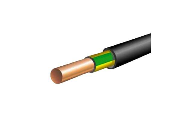 Кабель ВВГнг(А)-LS 1х6 Ж/З 0.66кВ (бухта) АЛЬФАКАБЕЛЬ 65601
