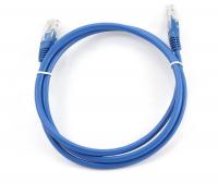 Патч-корд NetLink UTP 5e кат. литой, синий 0,5м
