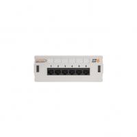 Коммутационная панель NIKOMAX настенная, 6 портов, Кат.5е (Класс D), 100МГц, RJ45/8P8C, 110, T568A/B NIKOLAN NMC-WP06UD2-GY