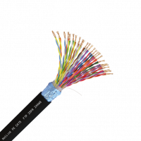 Кабель FTP 25PR 24AWG CAT5 305м. черный внешний