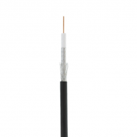 Кабель коаксиальный RG-6, EC-C2-32123B-BK-3, черный, 305м