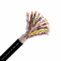 Кабель UTP 50PR 24AWG CAT5 305м. черный внешний