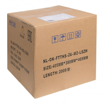 Кабель оптический NetLink NL-OK-FTTH-1A-M2, 1 волокно