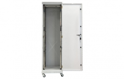 Шкаф телекоммуникационный напольный 19",24U(600x600), ШТ-НП-24U-600-600-П, передняя дверь перф ССД