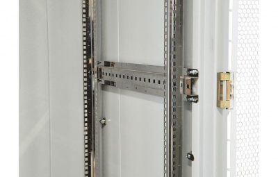 Шкаф телекоммуникационный напольный 19",42U(600x600), ШТ-НП-42U-600-600-М, передняя дверь металл ССД