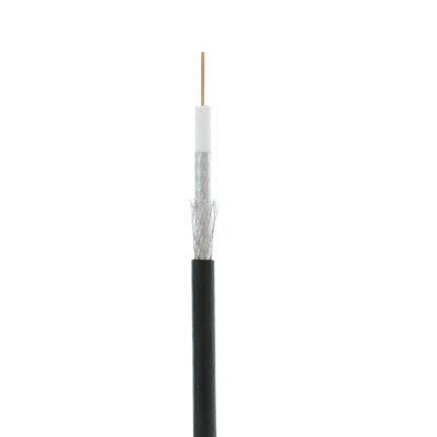 Кабель коаксиальный RG-6, EC-C2-32123B-BK-3, черный, 305м