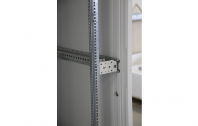 Шкаф телекоммуникационный напольный 19",42U(800x800), ШТ-НП-42U-800-800-М, передняя дверь металл ССД