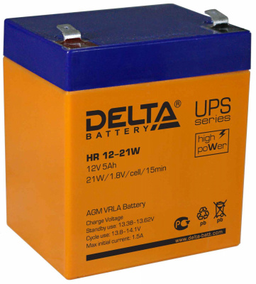 Аккумуляторные батареи Delta HR-W, 12В (5,4-20 Ач)