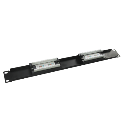 Патч-панель 19", 1U, 12 портов, CAT5e