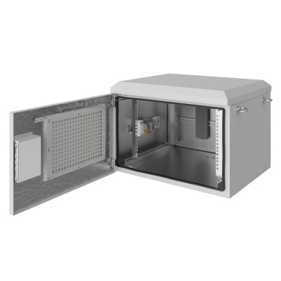 Шкаф климатический настенный ip54 19" 12U 600x350x663 (ШxГxВ)