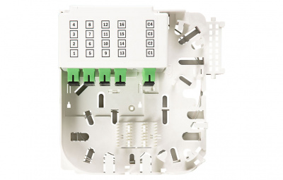 Муфта-кросс МКО-П3/С09-4/4SC-1PLC4-SC/APC-20SC-20SC/APC -4SC/APC ССД