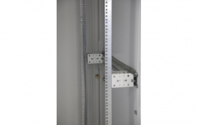 Шкаф телекоммуникационный напольный 19",42U(800x800), ШТ-НП-42U-800-800-М, передняя дверь металл ССД