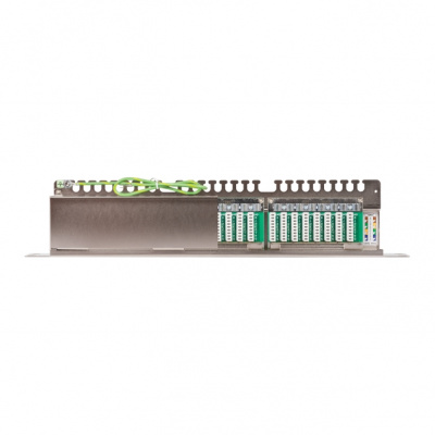 Коммутационная панель 19", 1U, 24 порта, Кат.5e, RJ45/8P8C, 110/KRONE, T568A/B NIKOMAX NMC-RP24SD2-1U-MT