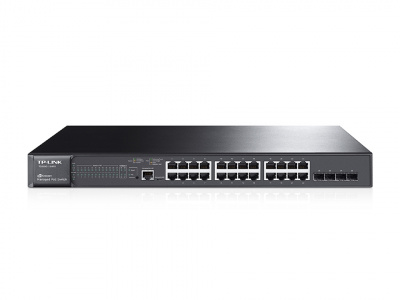 Коммутатор T2600G-28MPS, 24 порта PoE +, 1000 Мбит/с.