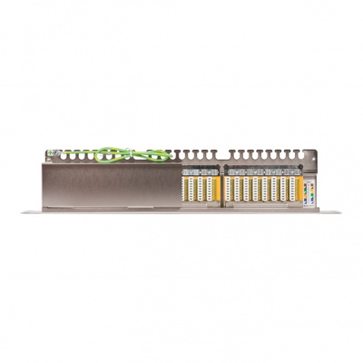 Коммутационная панель 19, 1U, 24 порта, Кат.6, RJ45/8P8C, 110/KRONE, T568A/B NIKOMAX NMC-RP24SE2-1U-MT