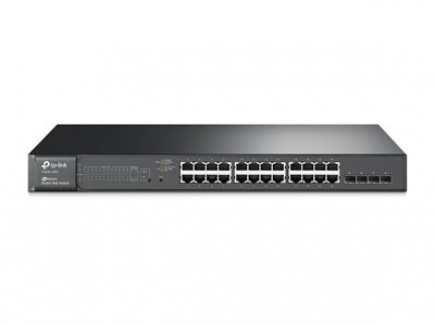 Коммутатор T1600G-28PS , 24 порта PoE +, 1000 Мбит/с.