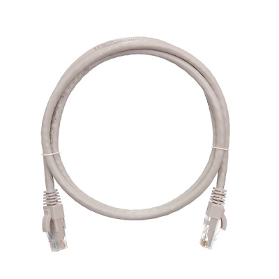 Шнур коммутационный NMC-PC4UE55B-xxx-GY, кат. 6, PVC нг(А)