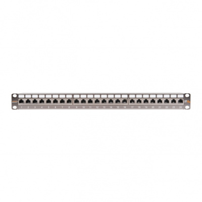 Коммутационная панель 19", 1U, 24 порта, Кат.6a, RJ45/8P8C, 110/KRONE, T568B NIKOMAX NMC-RP24SA2-1U-MT
