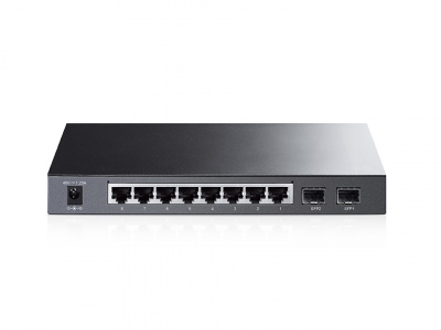 Коммутатор TL-SG2210P, 8 портов PoE, 2 SFP