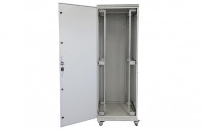 Шкаф телекоммуникационный напольный 19",42U(800x800), ШТ-НП-42U-800-800-М, передняя дверь металл ССД
