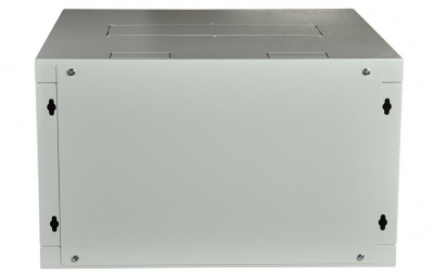 Шкаф телекоммуникационный настенный разборный 19”,6U(600x650), ШТ-НСр-6U-600-650-П дверь перфорированная ССД