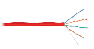 Кабель U/UTP 4 пары,Кат.5e, медь, 24AWG, внутренний, зеленый, 305м NIKOLAN NKL NKL 4100A-GN