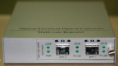 Конвертер-репитер GIGALINK GL-MC-SFPP-SFPP-10G, SFP+ в SFP+, 1/10Гб/с