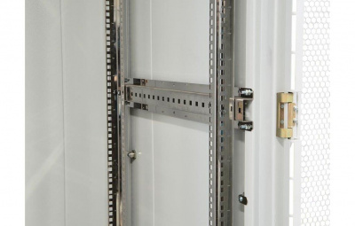 Шкаф телекоммуникационный напольный 19",42U(600x1000), ШТ-НП-42U-600-1000-С, передняя дверь стекло ССД