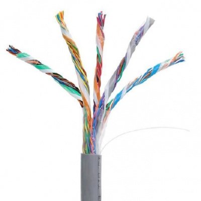 Кабель NETLAN U/UTP 25 пар, Кат.5, медь, внутренний, серый 305м EC-UU025-5-PVC-GY-3