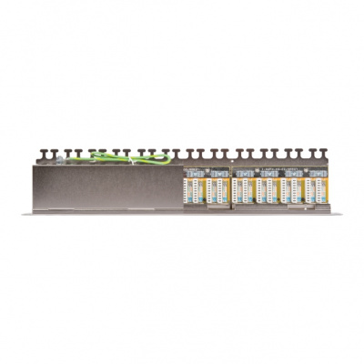 Коммутационная панель 19", 1U, 24 порта, Кат.6a, RJ45/8P8C, 110/KRONE, T568B NIKOMAX NMC-RP24SA2-1U-MT